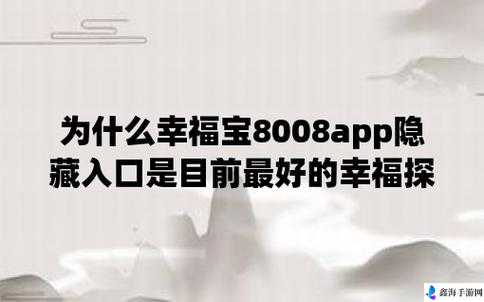 幸福宝 8008 隐藏入口 2021 年：打造你的私人幸福空间