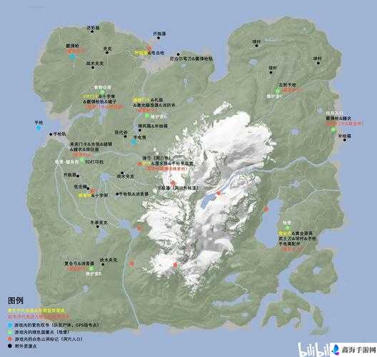 森林之子地图：神秘探险之旅开启